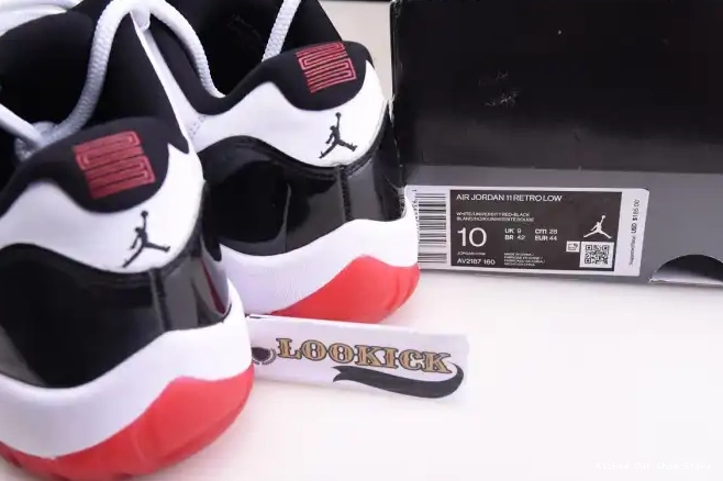 Kick Theory Low 11 Air Concord Retro AV2187-160 Bred Jordan 0504
